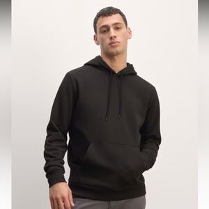 Everlane off duty terry hoodie black sz Large